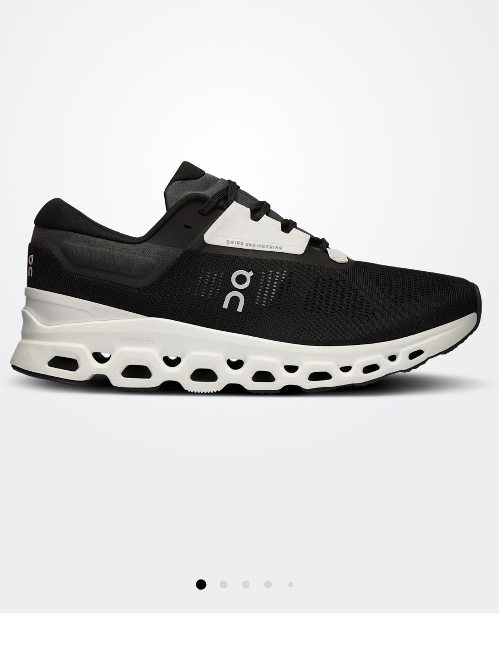 On Running Men's Cloudmonster Shoes - Black/White